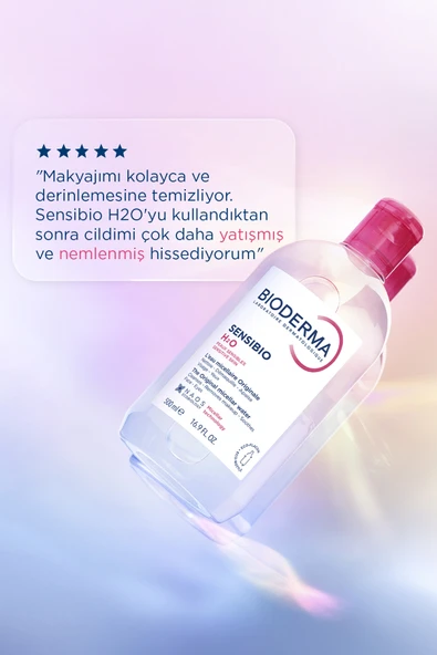 BİODERMA Sensibio H2O Micellar Makyaj Temizleme Suyu 2'li Set Hassas ve Tüm Ciltler Yüz ve Göz Çevresi 500 ml - 7