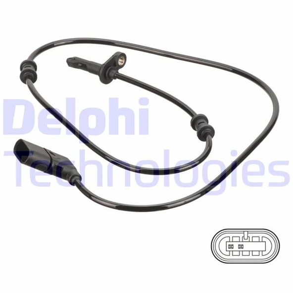 DELPHI SS20813 ABS SENSORU ARKA MERCEDES C-CLASS W205 S205 C205 A205 A2059058503 - 1