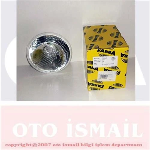 FARBA 10256E FAR REFLEKTÖRÜ DIŞ H4 R12 ÇERÇEVELİ ürün görseli 1