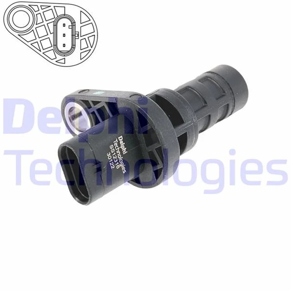 DELPHI SS12316-12B1 KRANK MİLİ SENSÖRÜ FIAT EGEA 16> PUNTO 09>12 500X 14> 500 07> DOBLO 10> ALFA ROMEO GIULIETTA 10>18 MITO 09>18 JEEP RENEGADE 14>18 1.2 1.4 1.6D MTJ 1.6 68070490AA-55224031-55239747 ürün görseli 1