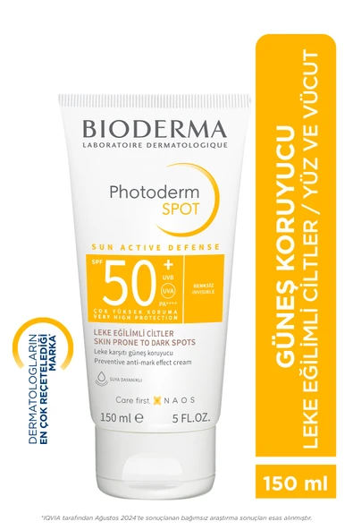 BİODERMA Photoderm Spot SPF 50+ Leke Karşıtı Güneş Kremi 150 ml ürün görseli