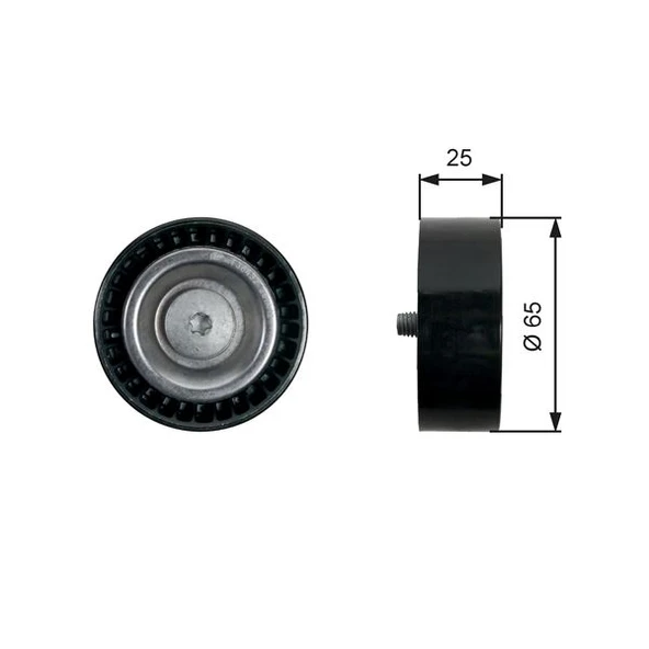 GATES T36432 KAYIS GERGI RULMANI MERCEDES C218 W212 S212 W221 W222 W166 A2782020619 ürün görseli 1