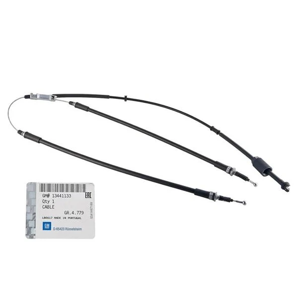 GM 13441133 EL FREN TELİ KOMPLE SET ASTRA J 5 KAP. 09> Elektrikli Park Freni 1915mm/1006mm-593mm 735mm/593mm 522134-13441133-13352462-522089 ürün görseli 1