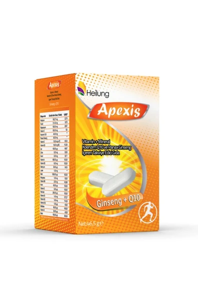 APEXİS Multivitamin + Koenzim Q10 + Ginseng 30 Tablet ürün görseli 1