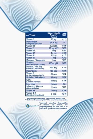 MEDİCAGO Liposomal Multivitamin 30 Kapsül - 5