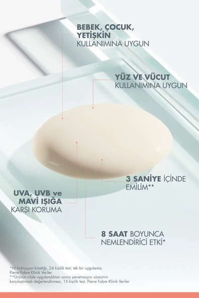 AVENE Intense Protect SPF 50+ Bebek, Çocuk ve Yetişkinler için Yüksek Korumalı Güneş Kremi 150 ml - Resim 3