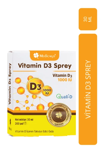 MEDİCAGO Vitamin D3 Sprey 30 ml ürün görseli