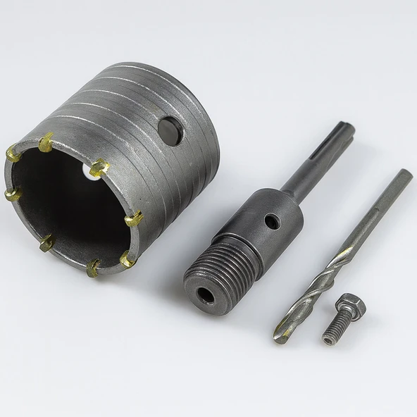 Elmas Beton Delme Pançı 120 mm Profesyonel Beton Delici Panç Ucu Dayanıklı Keskin Çelik Başlık - Resim 4