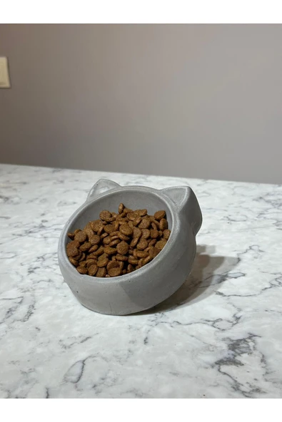 Beton Mama Kabı Kedi Köpek Mama Kabı - 9