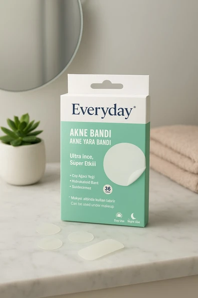 EVERYDAY Akne Bandı 36 Adet / Bandı - Pimple Patch- Hidrokolloid Bant - 4
