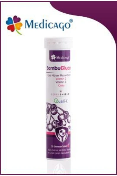 MEDİCAGO Sambuglucan Kara Mürver Meyve Ekstresi 20 Efervesan Tablet