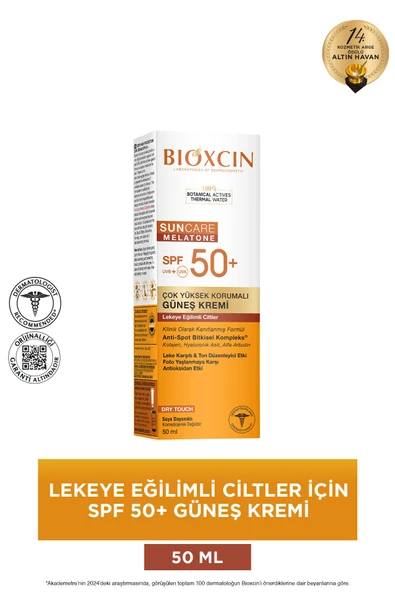 BİOXCİN Sun Care Lekeye Eğilimli Ciltler Spf 50 Güneş Kremi 50 ml - Alfa Arbutin, Kolajen, Hyaluronik Asit ürün görseli 1