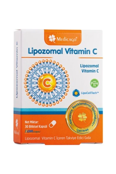 MEDİCAGO Lipozomal Vitamin C 30 Kapsül ürün görseli 1