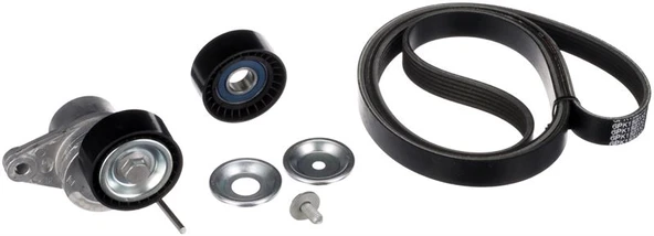 GATES K016PK1823XS ALTERNATÖR GERGİ KİTİ DACIA LOGAN 06> SANDERO 08> DUSTER 10> DOKKER 12> SYMBOL II 08> LAGUNA III 07>15 1.4 K7J 1.6 K4M 117206746R ürün görseli 1