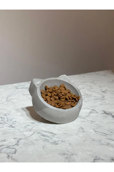 Beton Mama Kabı Kedi Köpek Mama Kabı - 7