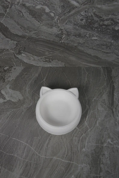 Beton Mama Kabı Kedi Köpek Mama Kabı - 2