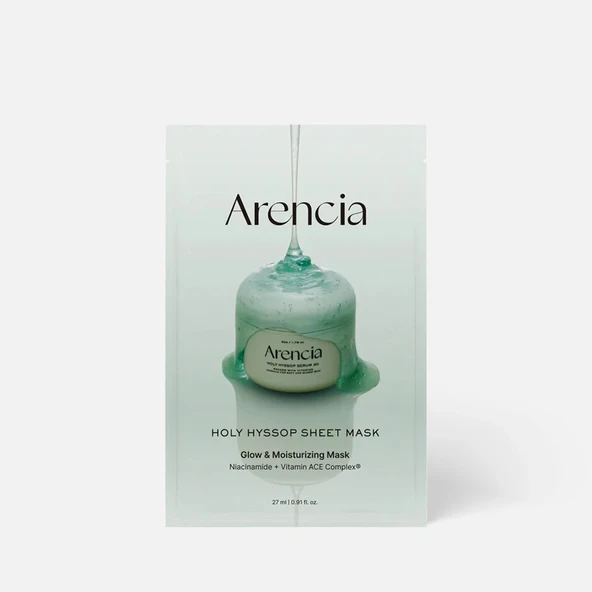 Arencia - Holy Hyssop Sheet Mask ürün görseli 1