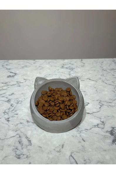 Beton Mama Kabı Kedi Köpek Mama Kabı - 8