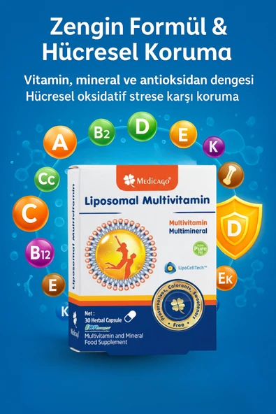 MEDİCAGO Liposomal Multivitamin 30 Kapsül - 4