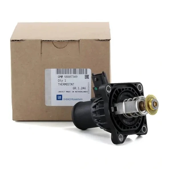GM 55587349 TERMOSTAT ASTRA J 10>15 MOKKA 12> INSIGNIA A 08>17 ZAFIRA C 11> 1.6 A16-B16XER A18XER A16LET A16XER A18XER 105c 1338372-55587349-1338402-1338257 ürün görseli 1