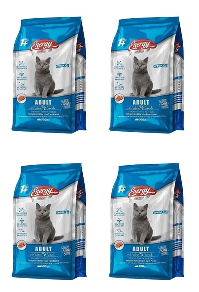 Somonlu Yetişkin Kedi Maması 500 G - 4 Adet