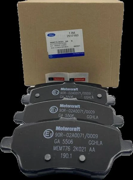 FORD MEMT762K021AA ON FREN BALATASI TRANSIT TORNEO COURIER 14> B MAX 14> MEAY1J2K021AA-AY112K021CA ürün görseli 1