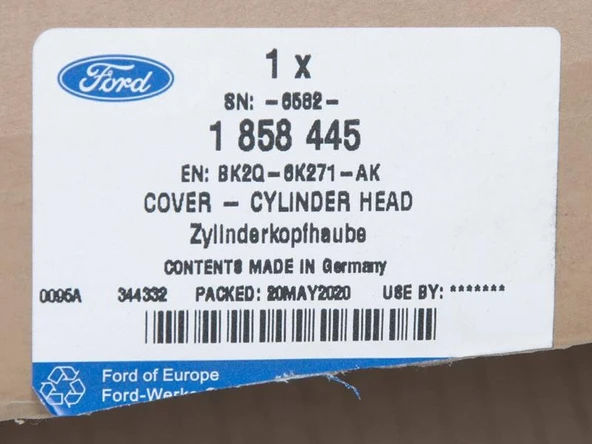 FORD BK2Q6K271AKN KÜLBÜTÖR KAPAĞI TRANSIT V.347-V363-V362 2.2 TDCI 155PS 12> BOXER III JUMPER III DUCATO III 2.2 EURO5 12> BK2Q6K271AK-T212225-BK2Q6K271AJ ürün görseli