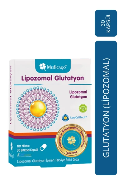 MEDİCAGO Lipozomal Glutatyon 30 Kapsül ürün görseli