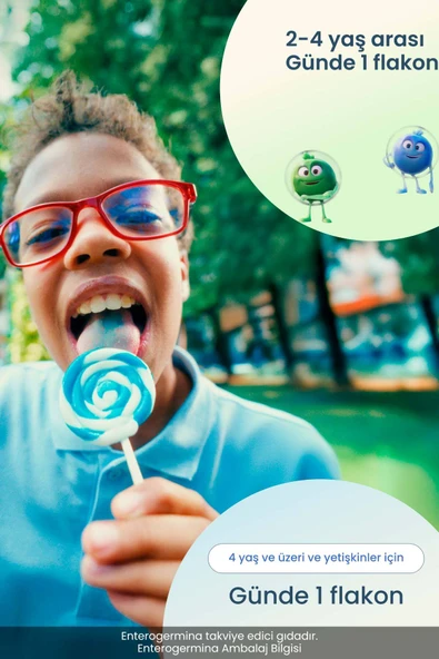 ENTEROGERMİNA Kids 20 Flakon 2 Adet - 4