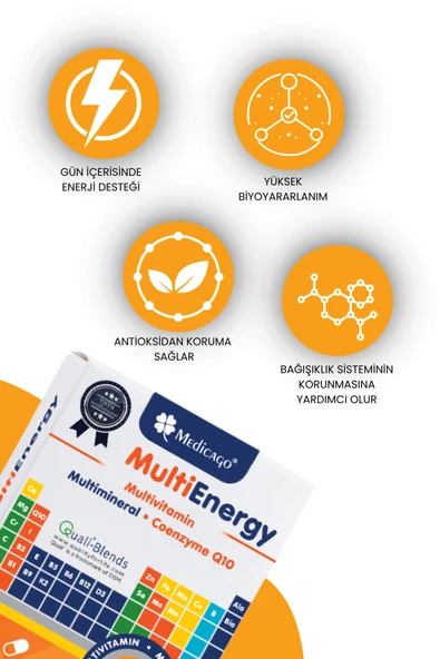 MEDİCAGO Multienergy 30 Tablet - Resim 2