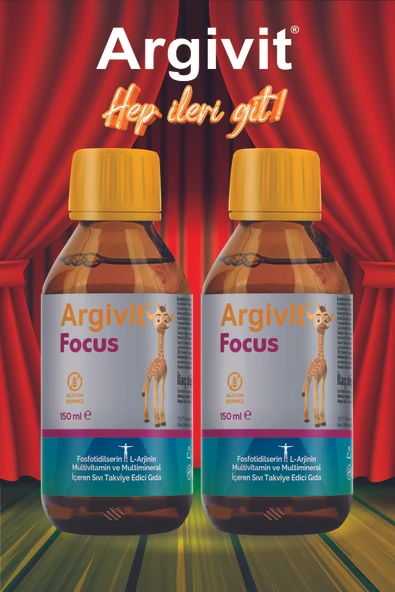 ARGİVİT Focus Fosfotidilserin, L-arjinin, Multivitamin Ve Multimineral Içeren Şurup 2’li Paket 150 ml - 4