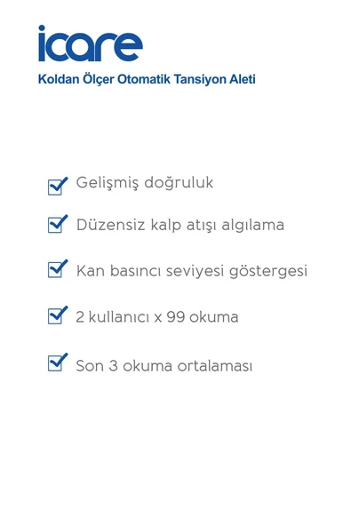 İCARE Koldan Ölçer Otomatik Tansiyon Aleti - Resim 4