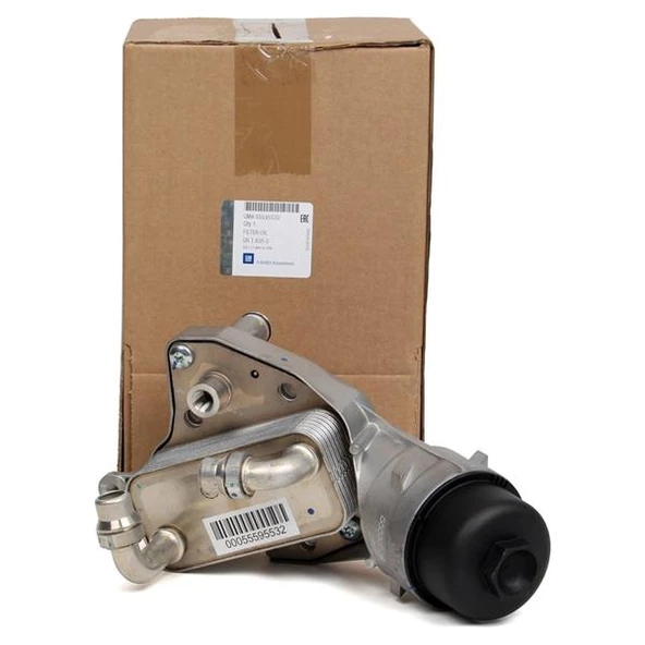 GM 55595532 YAĞ SOĞUTUCUSU KOMPLE INSIGNIA A 08>17 ASTRA J 10>15 ZAFIRA C 11> DOBLO-BRAVO 2.0 CDTI-MTJ A20DTH A20DTC A20DTE Y20DTH 55595532-650184-55578737-55220875 ürün görseli 1