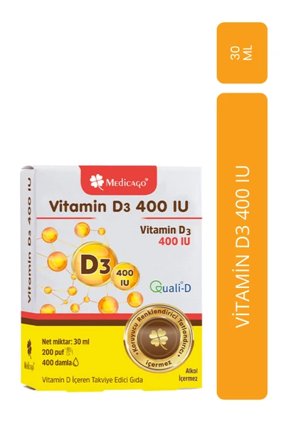 MEDİCAGO Vitamin D3 400 Iu Puf 30 ml ürün görseli