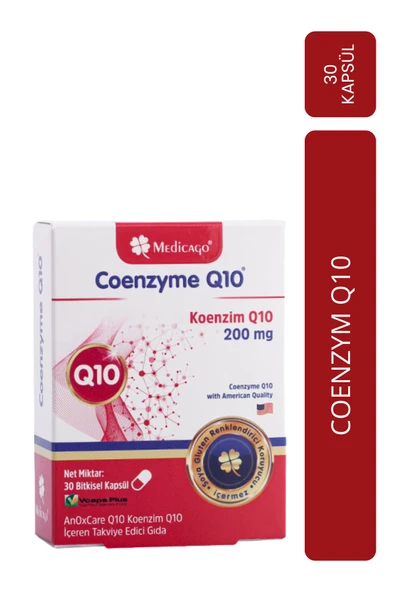 MEDİCAGO Koenzim Q10 200 mg 30 kapsül ürün görseli 1