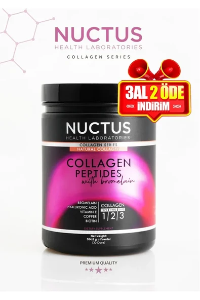NUCTUS Collagen Peptides With Bromelain 304.8 GR ürün görseli 1