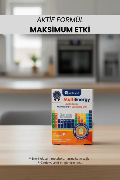 MEDİCAGO Multienergy 30 Tablet - Resim 3