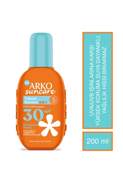 ARKO Suncare Yüksek Koruma spf 30 Koruyucu Sprey 200 ml