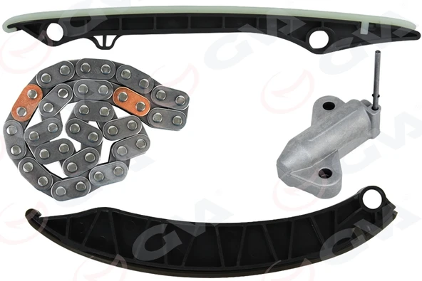 GVA 59C1905 EKSANTRİK ZİNCİR SETİ OPEL MOVANO B 10> RENAULT MASTER III 10> 2.3 DCİ-CDTI M9T / NISSAN NAVARA 2.3L YS23 D23 15-> 1302800Q1F 93168149-130C11863R-130C19924R ürün görseli 1