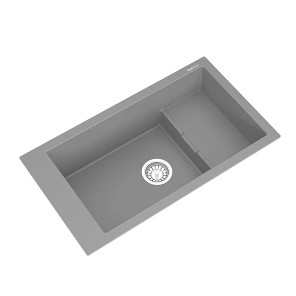 RealStone P023 Knidos Gri Granit Eviye