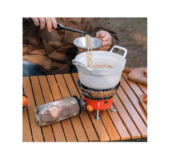 Rüzgar Geçirmez Kendinden Çakmaklı Taşınabilir Portatif Kamp Ocağı - Resim 5
