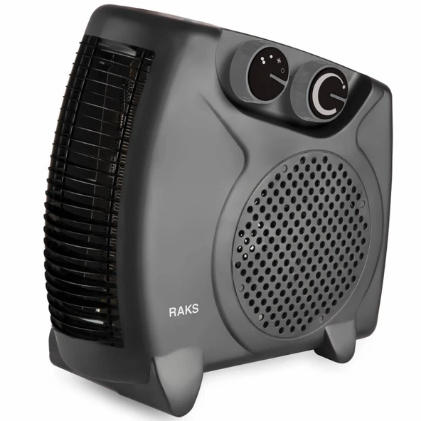 Raks PF 20 Black 2000W Sıcak & Soğuk Fanlı Isıtıcı