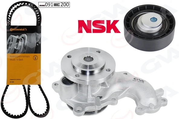 GVA 59WPK3520-1 TRIGER EKSANTRIK SETI DEVIRDAIMLI CONNECT 1.8TDCI 07>13 FOCUS I 98>11 MONDEO IV 07>14 SMAX GALXY 07>11 1.8 TD 1987948520 2T1Q6M260AA-XS4J8591DB ürün görseli 1