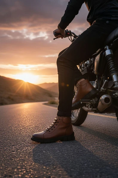 Big King Hakiki Deri Hakiki Deri Erkek Bot - Resim 8