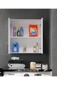 makbulce Zambak Çamaşır Makinası Üst Dolabı Ve Banyo Dolabı - Resim 2