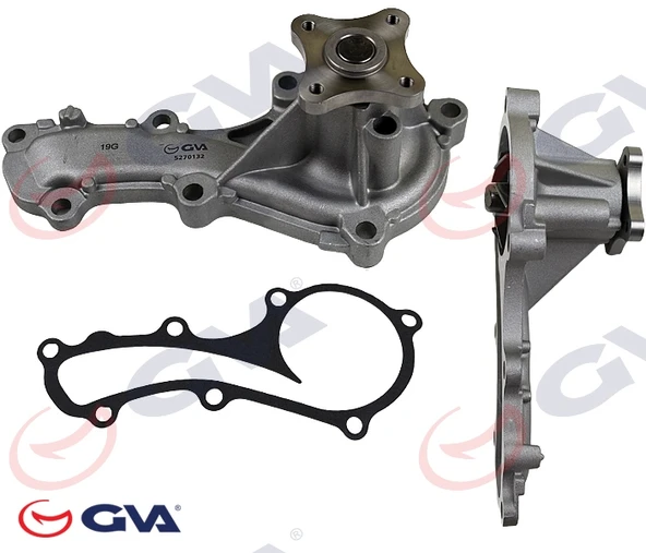 GVA 5270132 DEVIRDAIM SU POMPASI NISSAN PRIMERA 1.6L 1.8L QG16 QG18 P12 03-> / ALMERA 1.5L QG15DE N16 02-> 1.8L QG18DE 99-> 210104M525-210104M526-210109F605 ürün görseli 1
