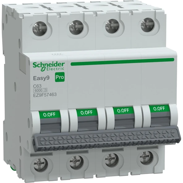 Schneider Pro 4 Faz 63A 6 KA C Tipi Sigorta  EZ9F57463