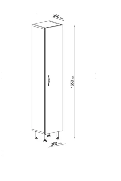 Artel Mobilya 5 Raflı Banyo Boy Dolabı - Resim 5