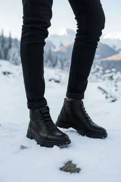 Big King Hakiki Deri Hakiki Deri Erkek Bot - Resim 6