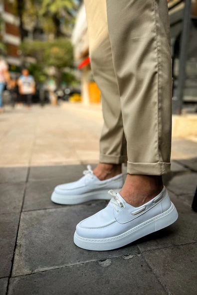 FAYMEM GLOBAL Torrini Erkek Ayakkabı BEYAZ - Resim 3